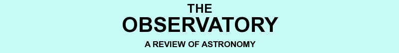 Observatory Magazine banner